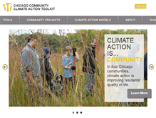 Tablet Screenshot of climatechicago.fieldmuseum.org