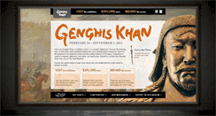 Desktop Screenshot of genghiskhan.fieldmuseum.org